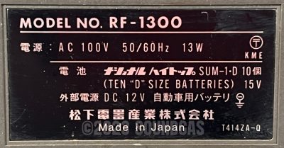National Panasonic RF-1300