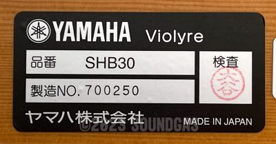 Yamaha SHB-30 Bass Violyre Taishogoto