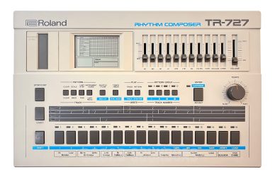 Roland TR-727 Expanded (707 808 909 plus 4 Soundgas Banks)