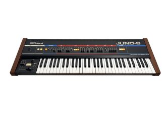 Roland Juno-6 + Tubbutec Midi, 120/240v